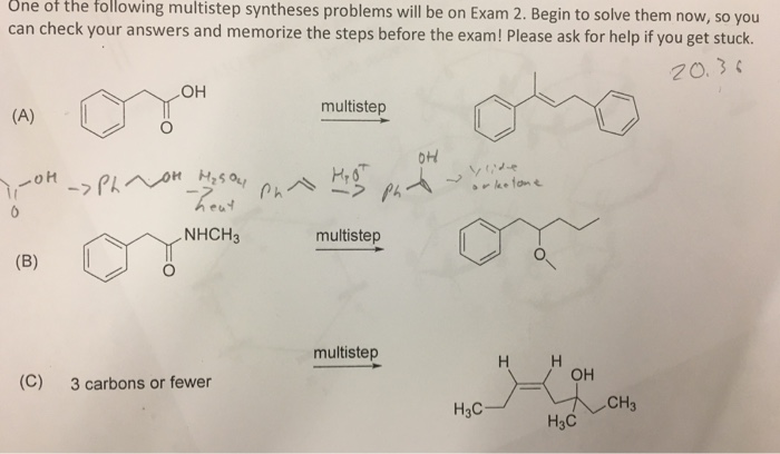 how to solve synthesis problems organic chemistry