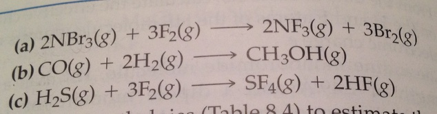 Solved Find delta H for the following problems: (a) 2NBr3(g) | Chegg.com