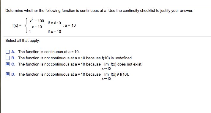 Solved Determine Whether The Following Function Is