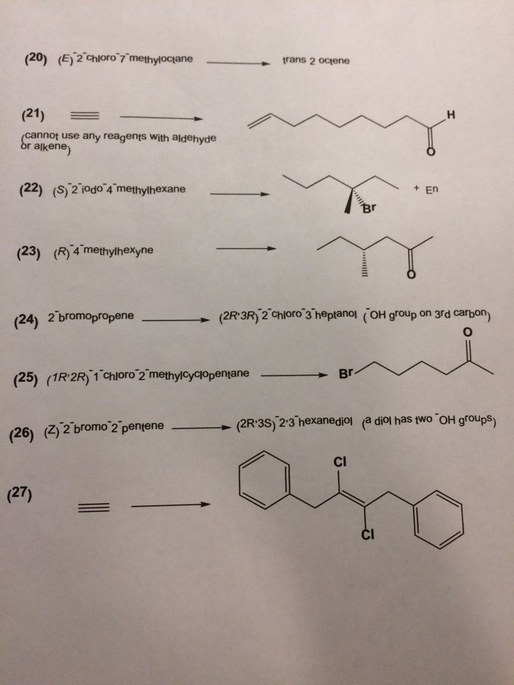 Solved Provide all reagents and solvents needed to complete