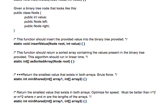 Solved Java Code As Well As The Runtime And Space 