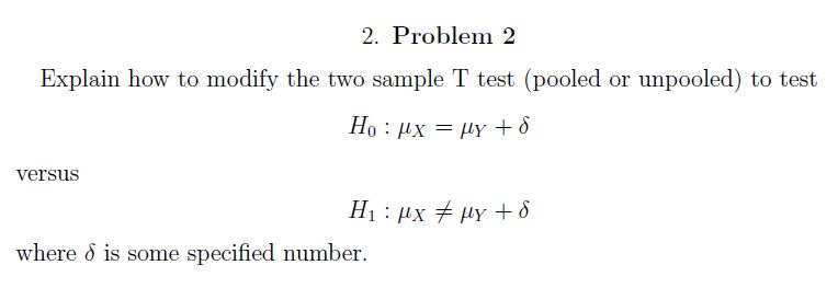 2 sample t test pooled vs unpooled