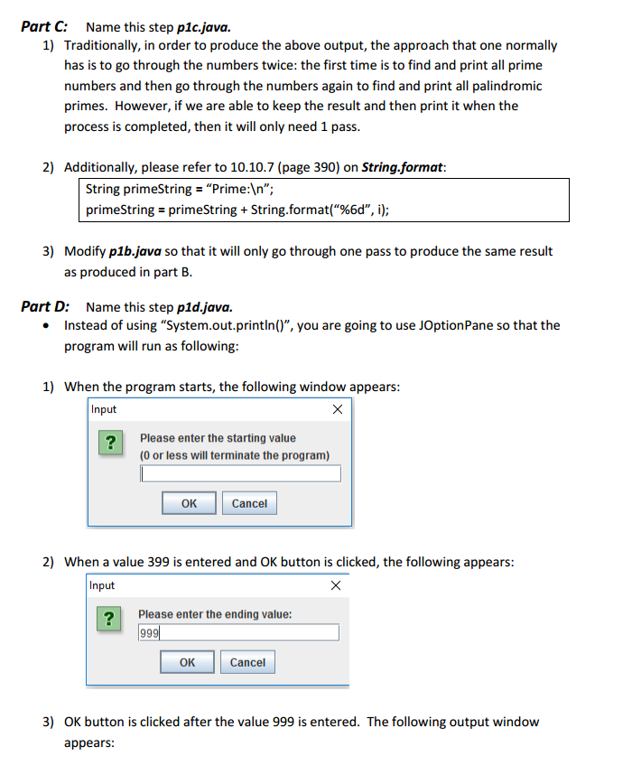 Solved Assignment: Develop A JAVA Program According To The | Chegg.com