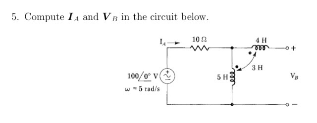Solved Compute I_A and V_B in the circuit below. | Chegg.com