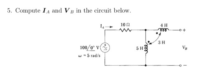 Solved Compute I_A And V_B In The Circuit Below. | Chegg.com