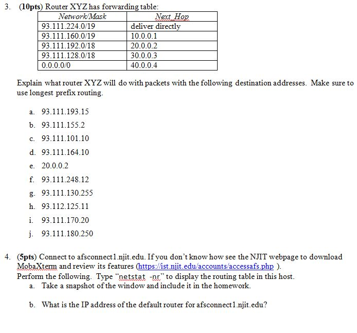 Answers science homework xyz