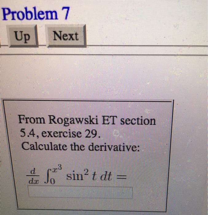 Solved Calculate the derivative d/dx integral_0^x^3 sin^2