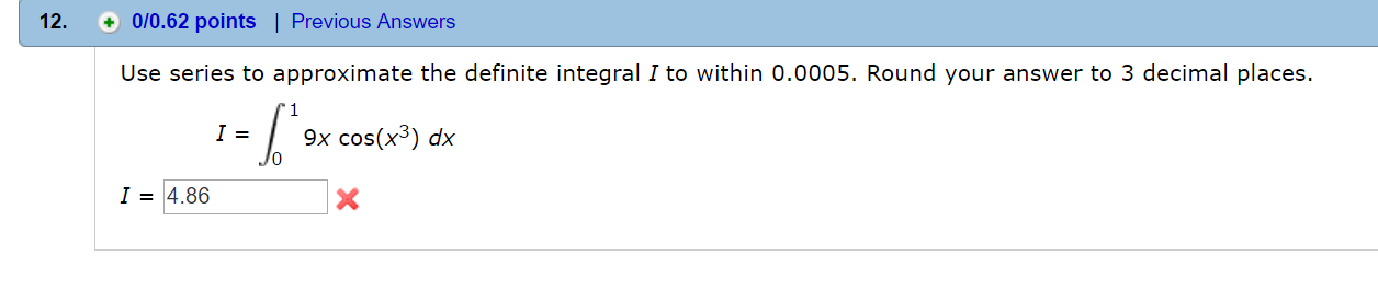 Solved use maclaurin series to find general then approximate | Chegg.com