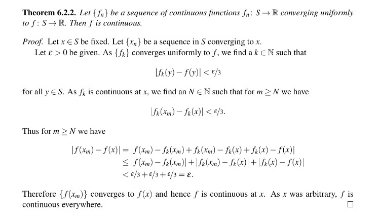 Solved Let {f_n} be a sequence of continuous functions f_n: | Chegg.com