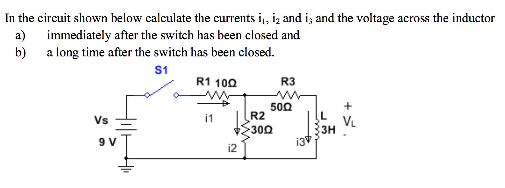 Solved In the circuit shown below calculate the currents