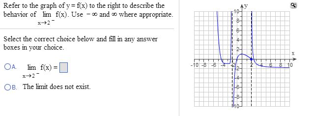 Solved Refer to the graph of y = f(x) to the right to | Chegg.com