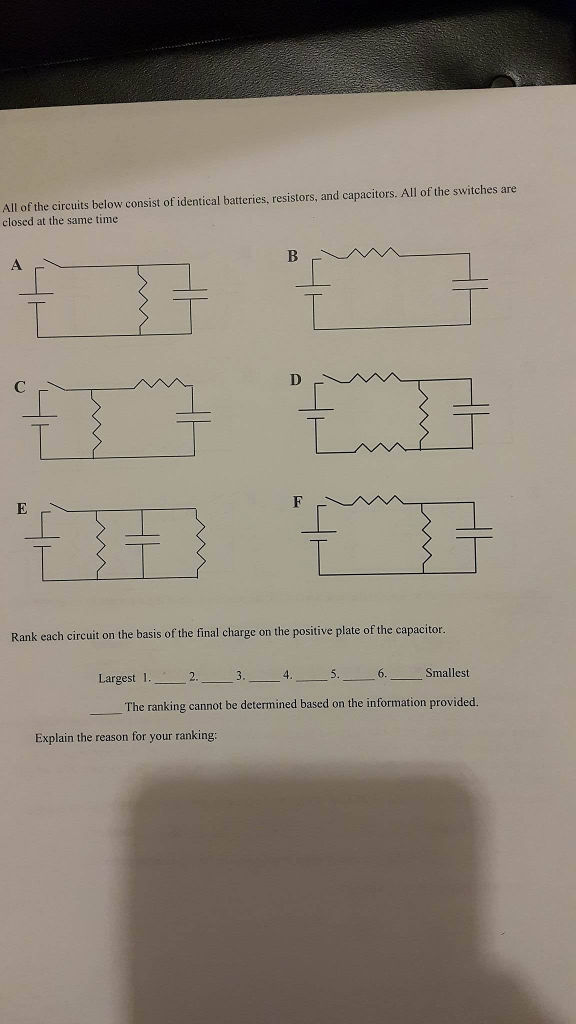 Solved All Of The Circuits Below Consist Of Identical | Chegg.com