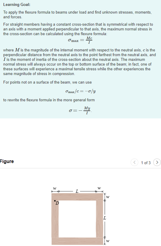 flexture formukla