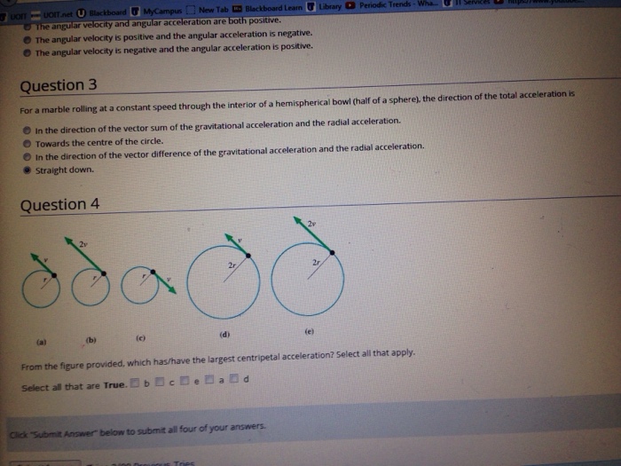 Solved The angular velocity is positive and the angular | Chegg.com
