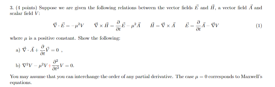 Solved 3. (1 points) Suppose we are given the followng | Chegg.com