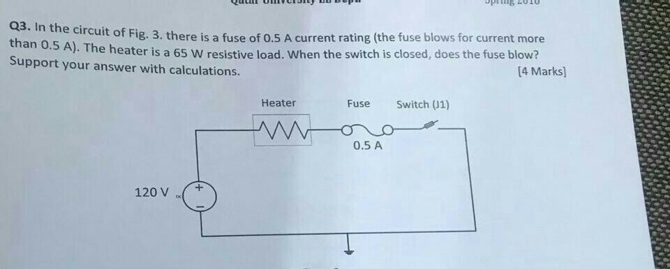 Solved Q3. In the circuit than 0.5 A). Th Support your | Chegg.com