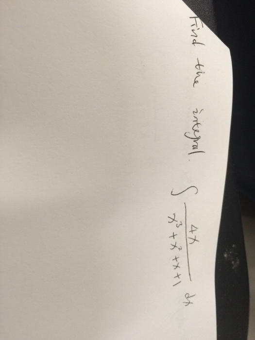 solved-find-the-integral-integral-4x-x-3-x-2-x-1-dx-chegg