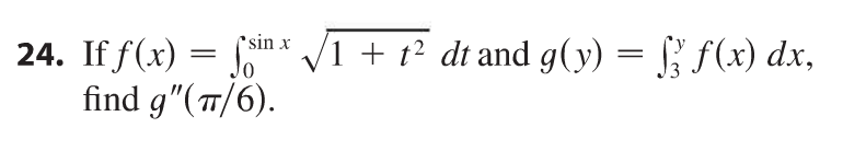 Solved If and g(y) = f(x) dx find g