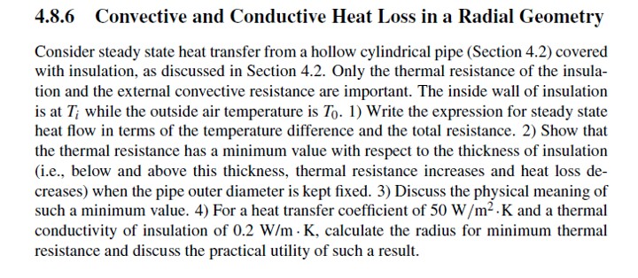 Solved Consider steady state heat transfer from a hollow | Chegg.com