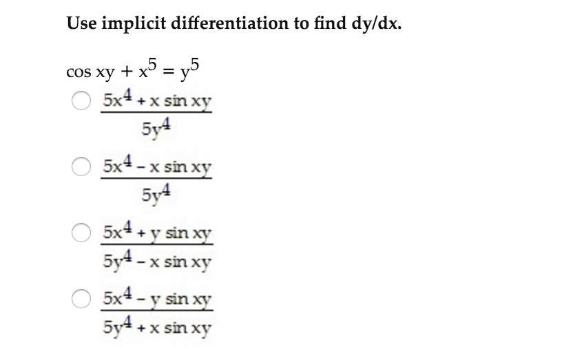 solved-use-implicit-differentiation-to-find-dy-dx-cos-xy-chegg