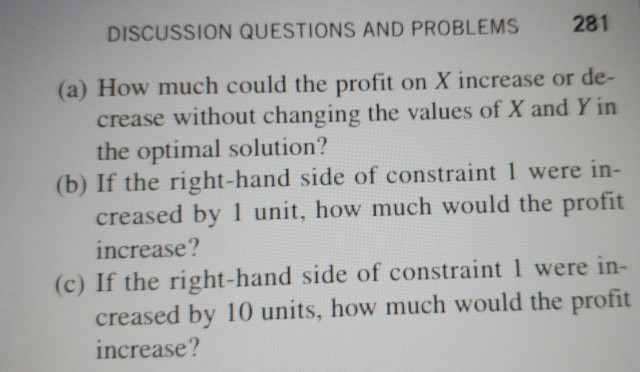 Solved :7-32 Consider the LP formulation given in Problem | Chegg.com