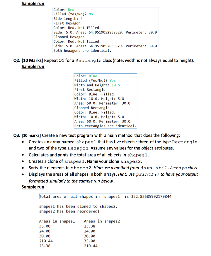 Solved Assignment A2 (35 Marks) Focus: Abstract Classes And | Chegg.com