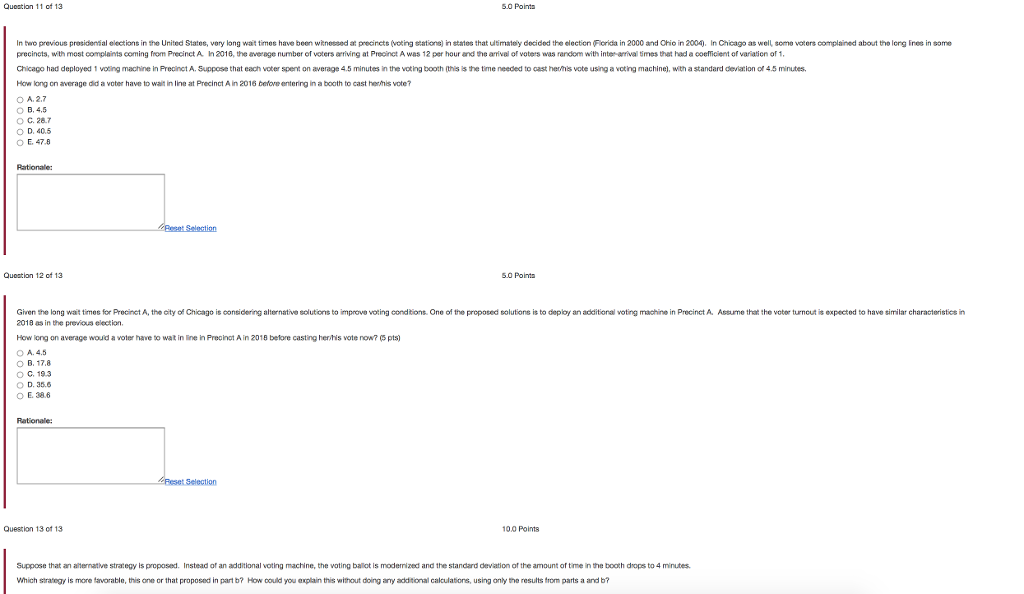 Solved In two previous presidential elections in the United