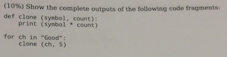 Solved What is the output of the following code fragment? | Chegg.com
