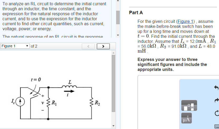 solved-to-analyze-an-rl-circuit-to-determine-the-initial-chegg