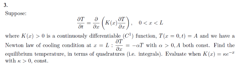 Solved Suppose: partial differential T/partial differential | Chegg.com