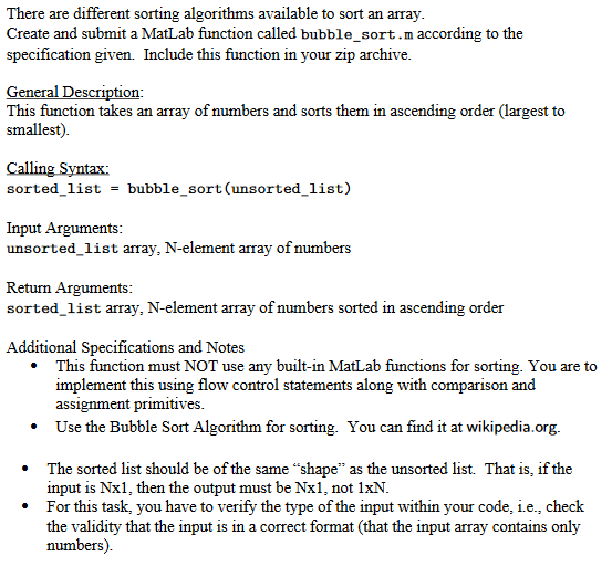 Solved There Are Different Sorting Algorithms Available To Chegg Com   PhpyoMuCm 