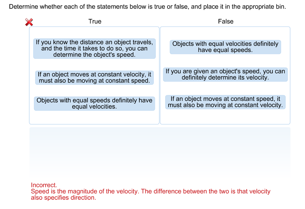 Solved Determine whether each of the statements below is