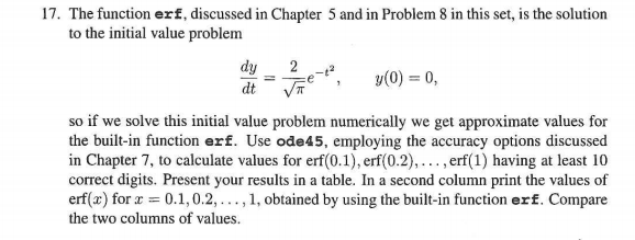 Solved From "Differential Equations With Matlab", Hunt OD...