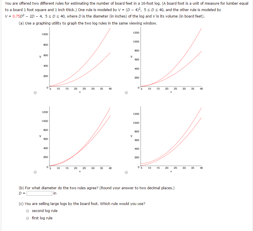 Solved You are offered two different rules for estimating | Chegg.com