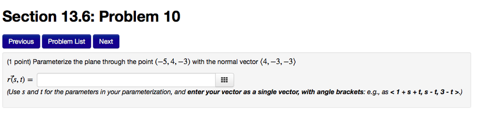 Solved Section 13.6: Problem 10 Previous Problem List Next | Chegg.com