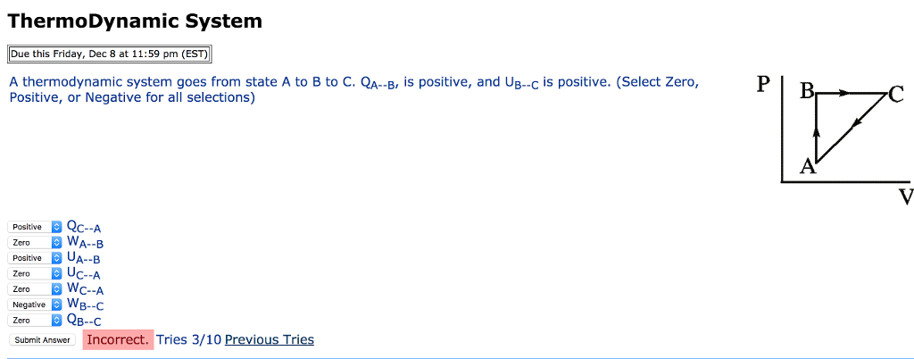 Solved ThermoDynamic System Due This Friday, Dec 8 At 11:59 | Chegg.com