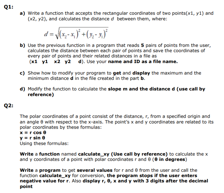 c problem solving questions and answers