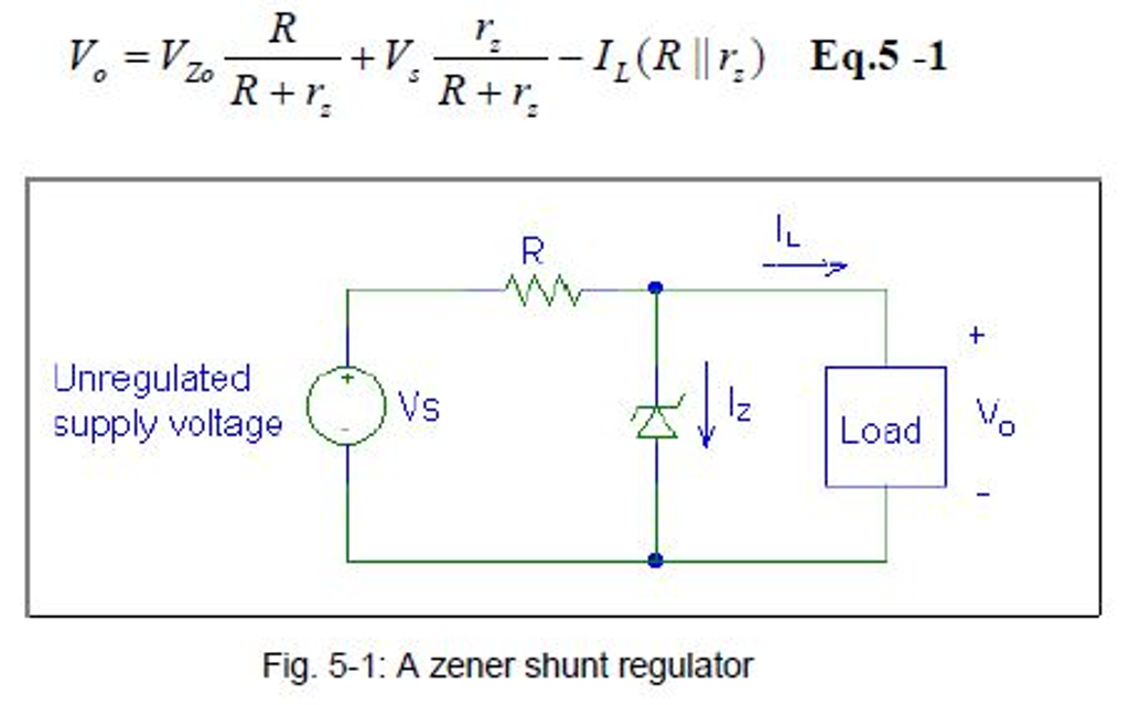 1. Replace the zener diode in Fig. 51 by its circuit