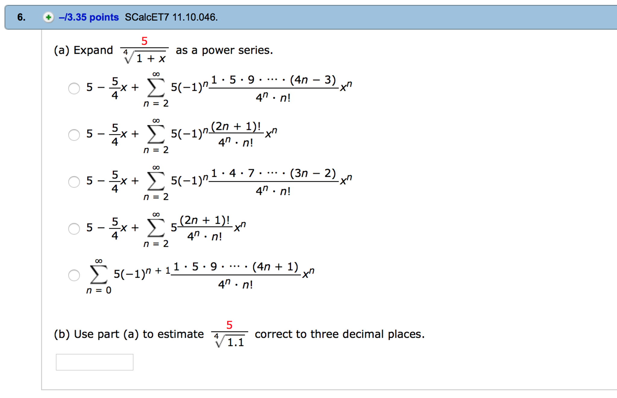 solved-expand-5-4-squareroot-1-x-as-power-series-5-chegg