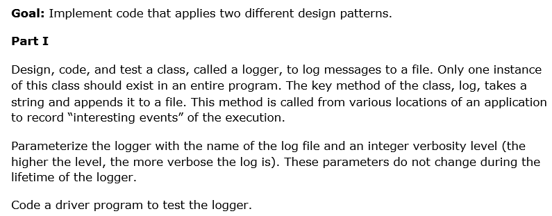 Implement code that applies two different design | Chegg.com