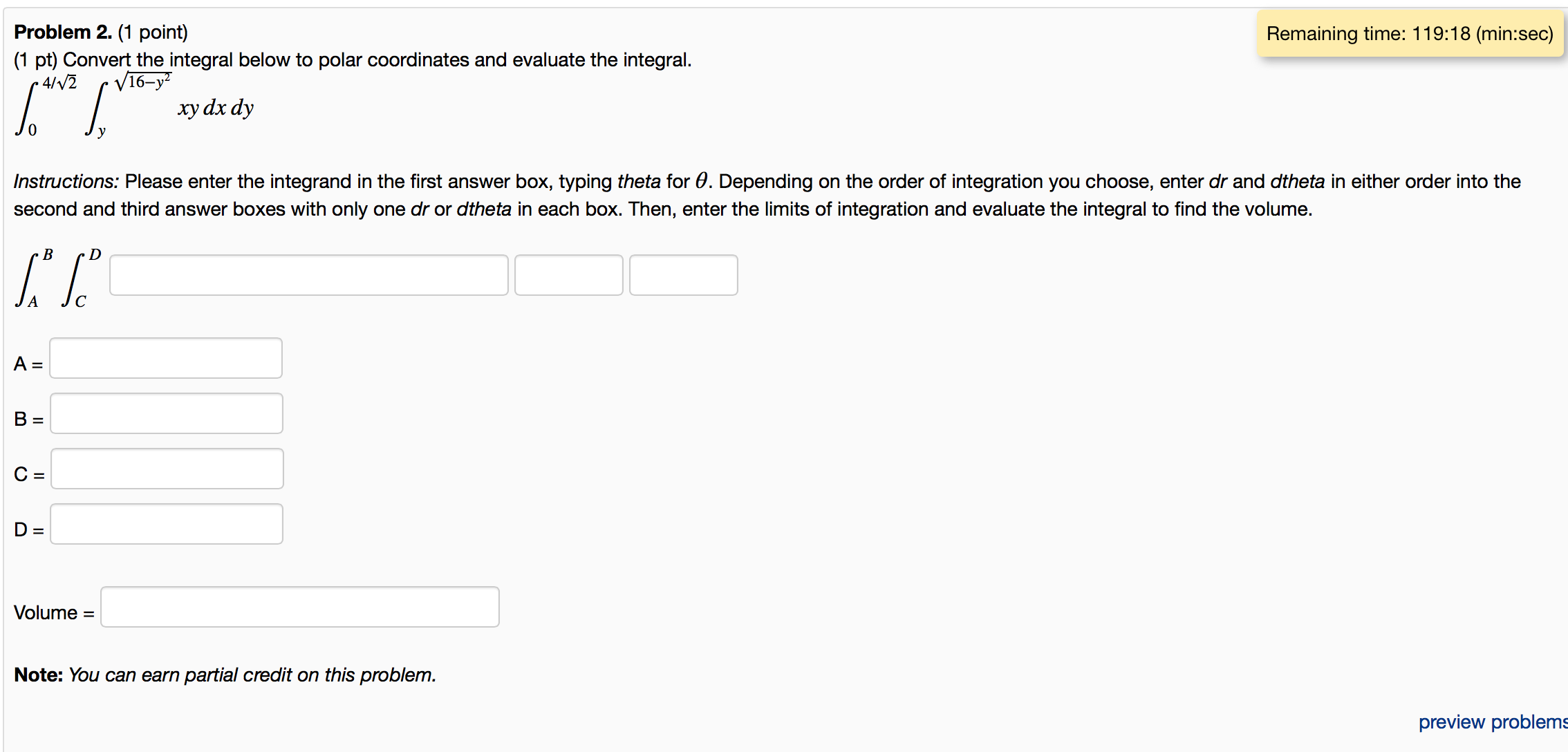 solved-convert-the-integral-below-to-polar-coordinates-and-chegg