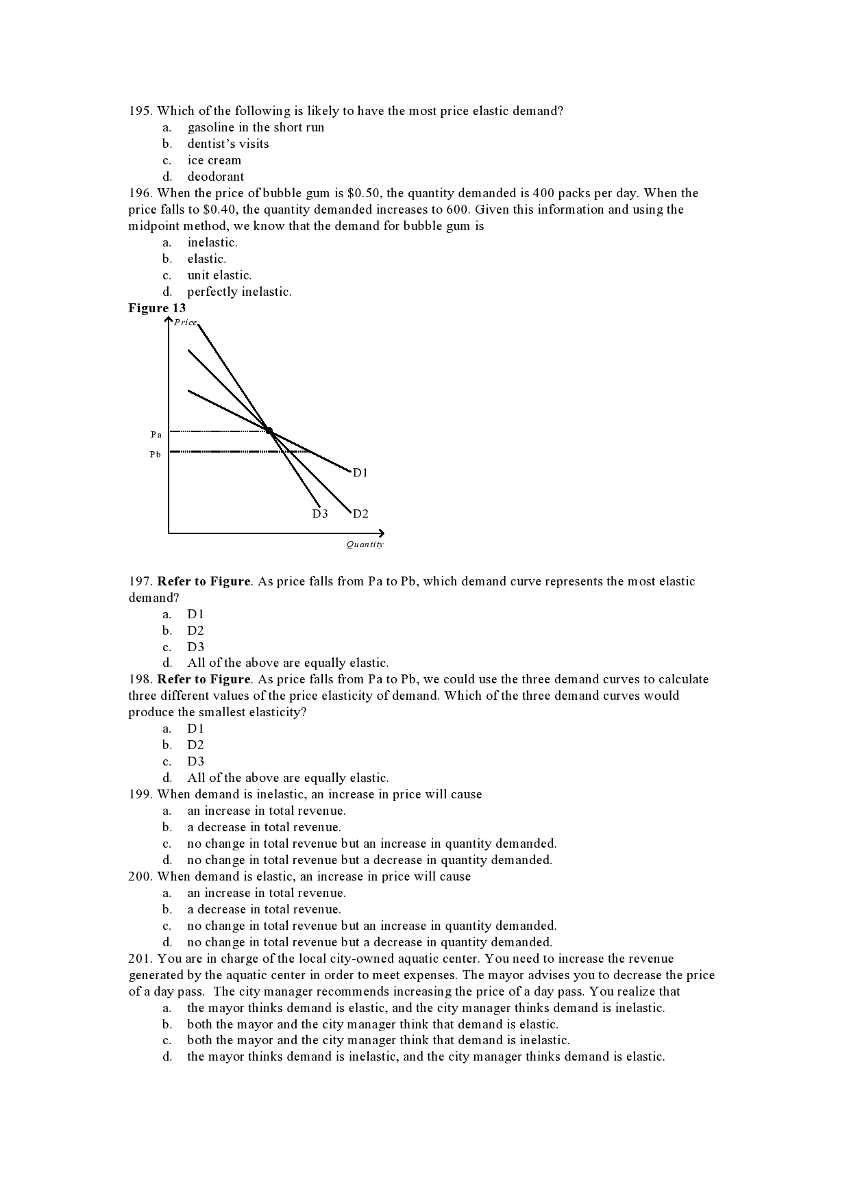 price elasticity of demand measures the responsiveness