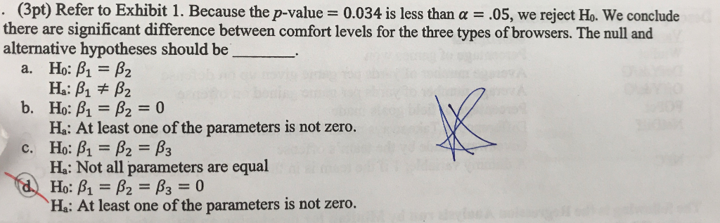 Solved Exhibit 1 A study was conducted to investigate | Chegg.com