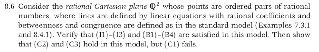 Solved L1. For any two distinct points A, B, there exists a | Chegg.com