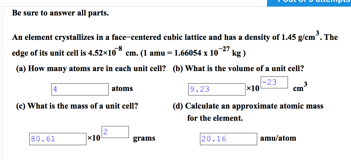 solved-an-element-crystallizes-in-a-face-centered-cubic-chegg