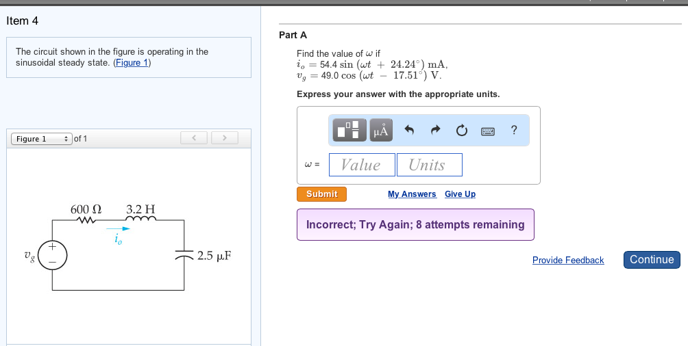 Solved The circuit shown in the figure is operating in the | Chegg.com