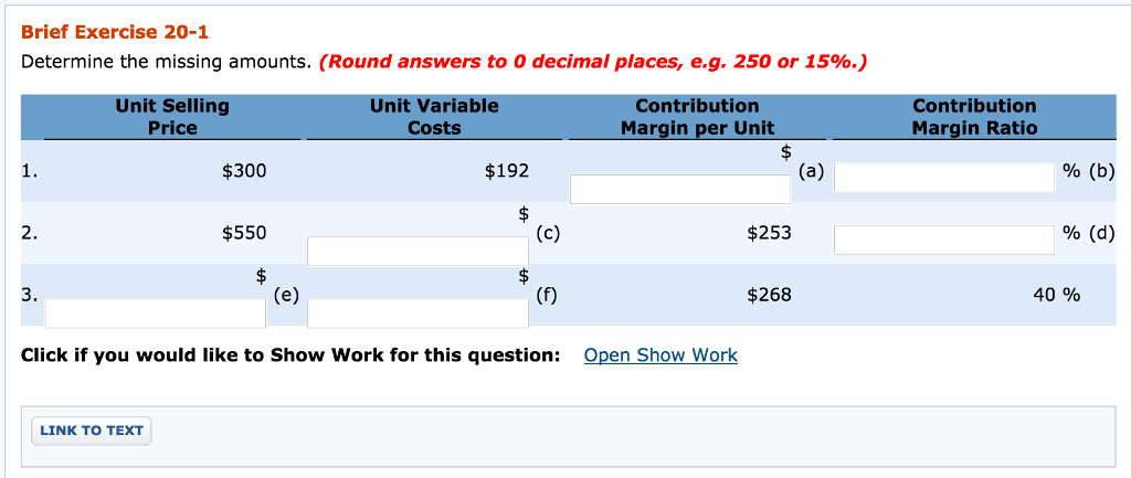 Solved Determine The Missing Amounts. | Chegg.com