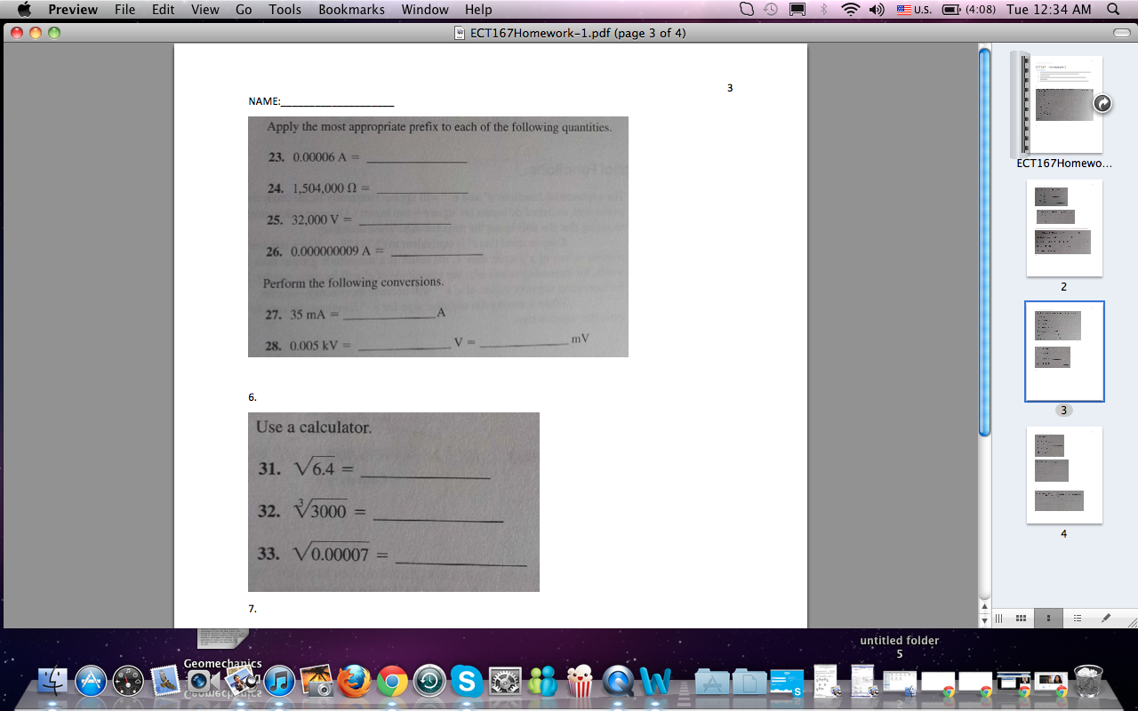 Solved Apply the most appropriate prefix to each of the | Chegg.com