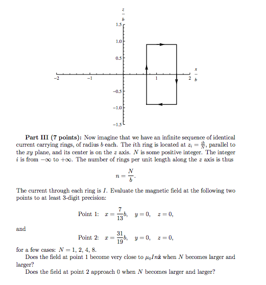 Physics E/M using Mathamatica! | Chegg.com