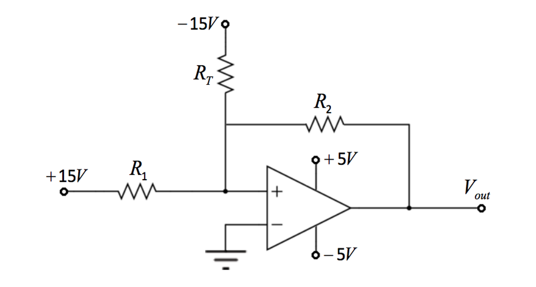 Solved Consider the following circuit where the op-amp is in | Chegg.com